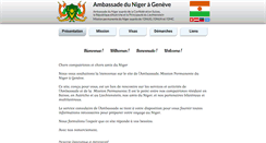 Desktop Screenshot of ambassade-niger-geneve.net